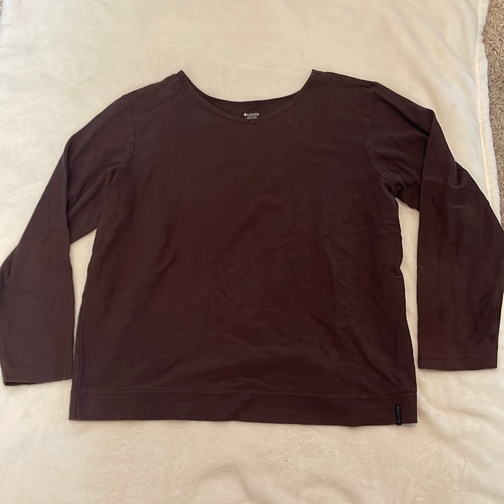 Long sleeve brown top - Columbia